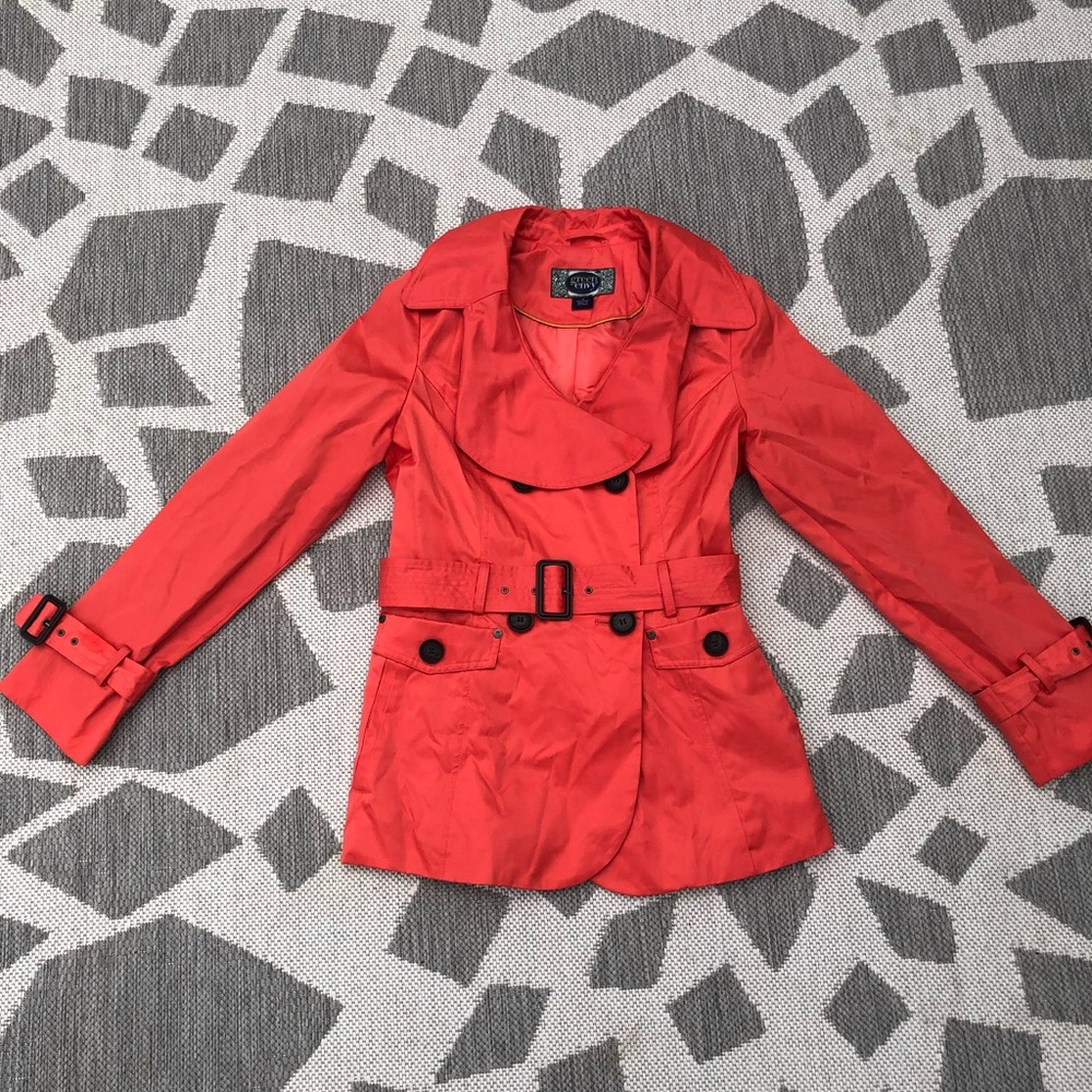 Green with Envy Women’s Coral Belted Raincoat